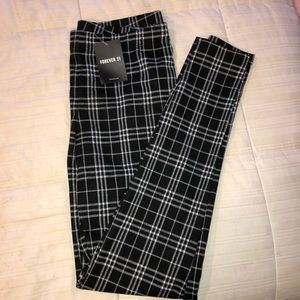 Forever21 Plaid leggings